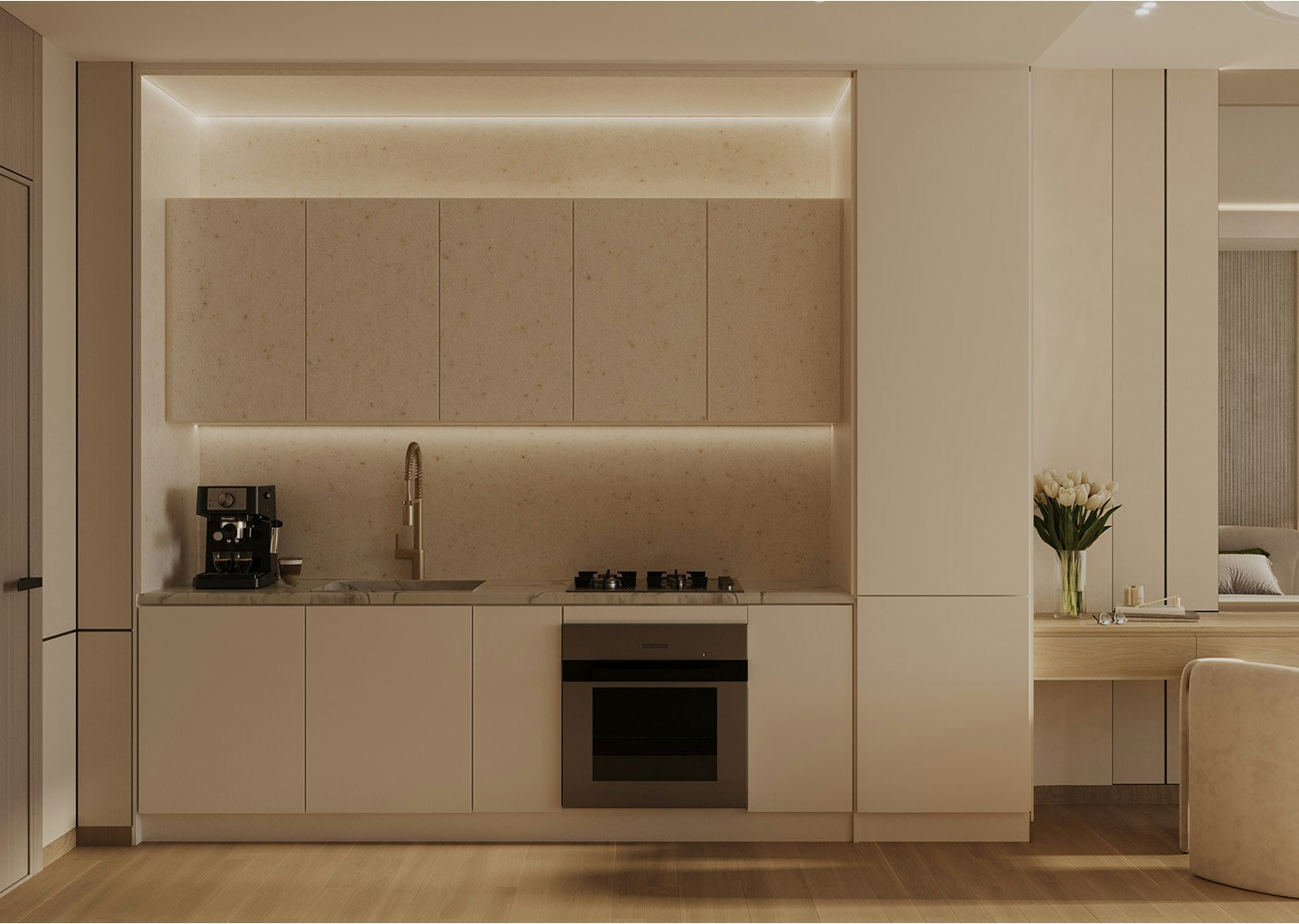 Fitted kitchen