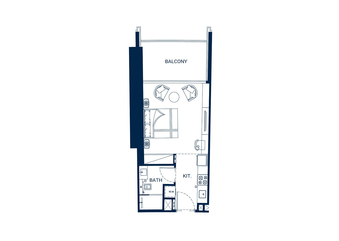 Studio floor plan